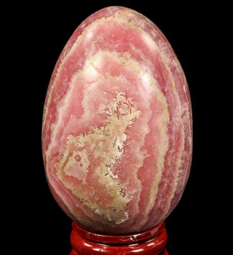 Polished Rhodochrosite Egg - Argentina #79254